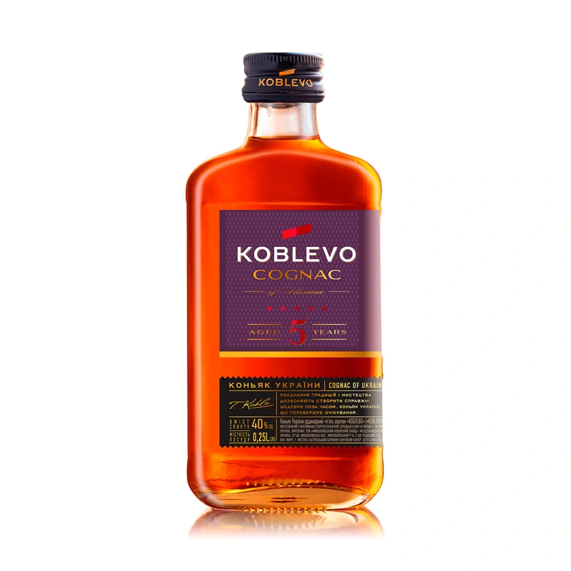 Коньяк 5 зірок Koblevo, 0.25 л