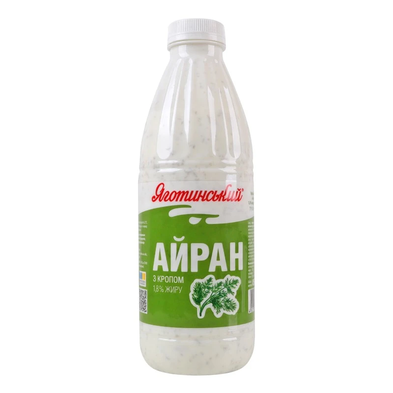 Айран 1.8% з кропом Яготинський, 850г