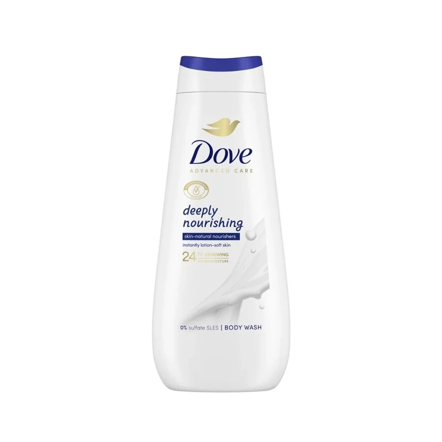 Гель для душу Глибоке живлення та зволоження Dove, 225 мл