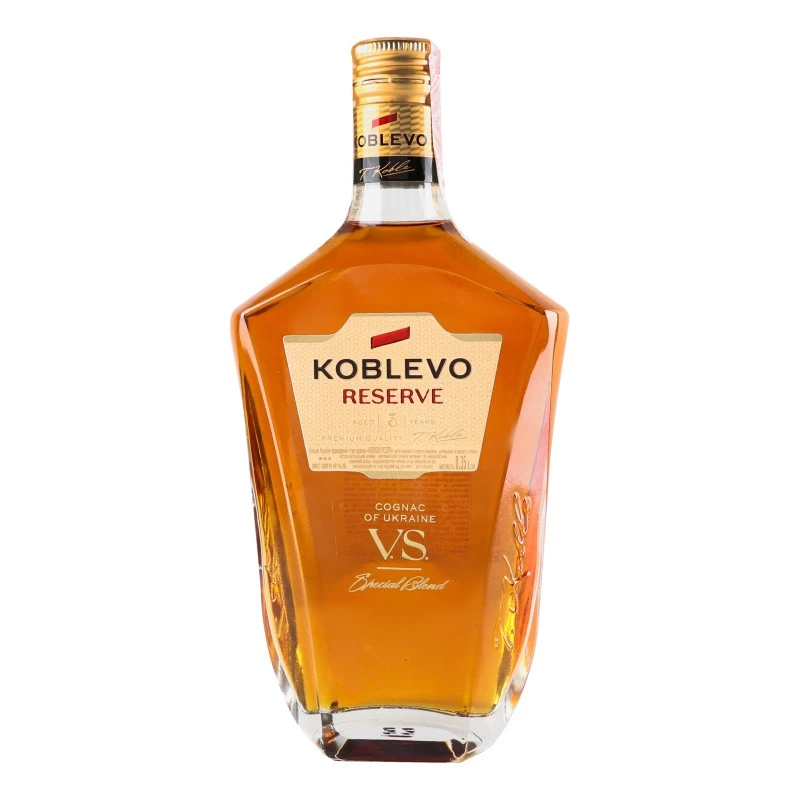 Коньяк 3 зірки Reserve Koblevo, 0.35 л