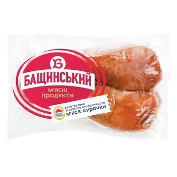 Гомілочка куряча копчено варена в/г вак/упак Бащинський