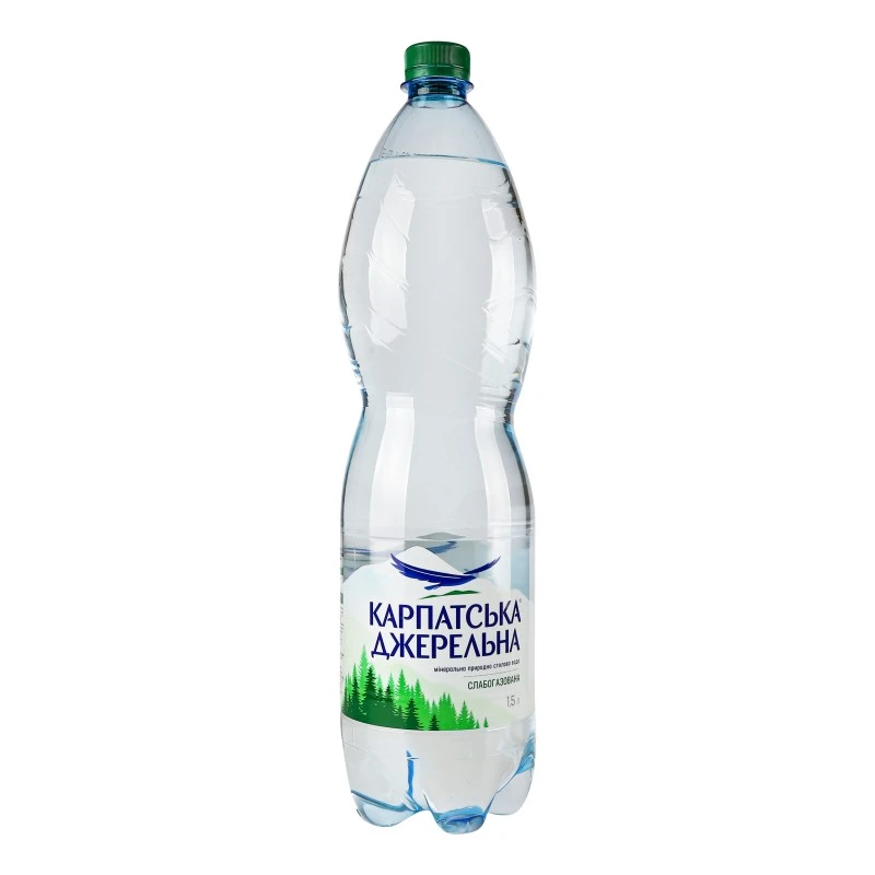 Вода слабогазована Карпатська Джерельна, 1.5 л