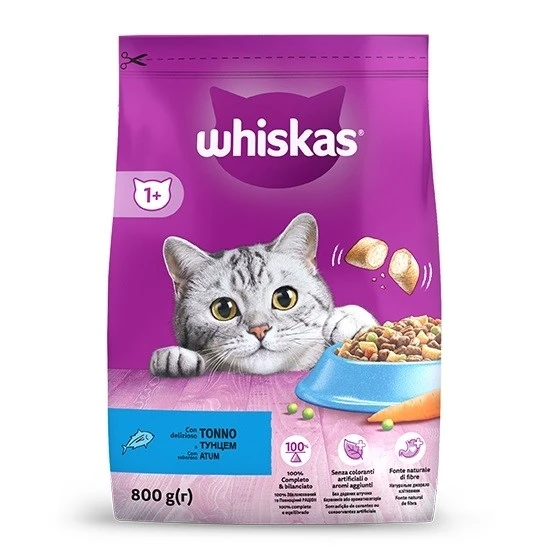 Корм сухий для котів З тунцем Whiskas, 800 г