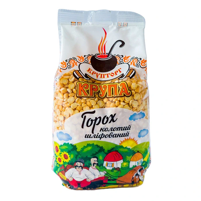Крупа Горох колотий шліфований Крупторг, 800 г