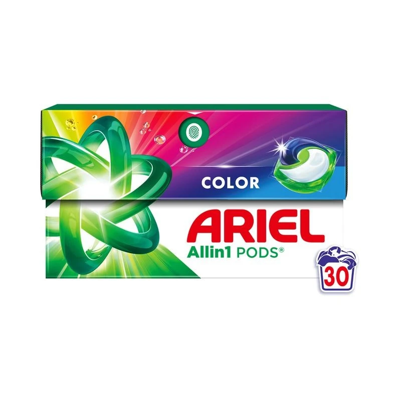 Гель-капсули для прання Для кольорового Ariel, 30*18.2 г