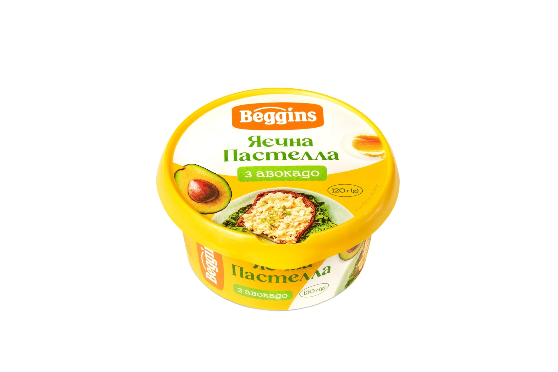 Яєчна пастелла з авокадо Beggins, 120 г