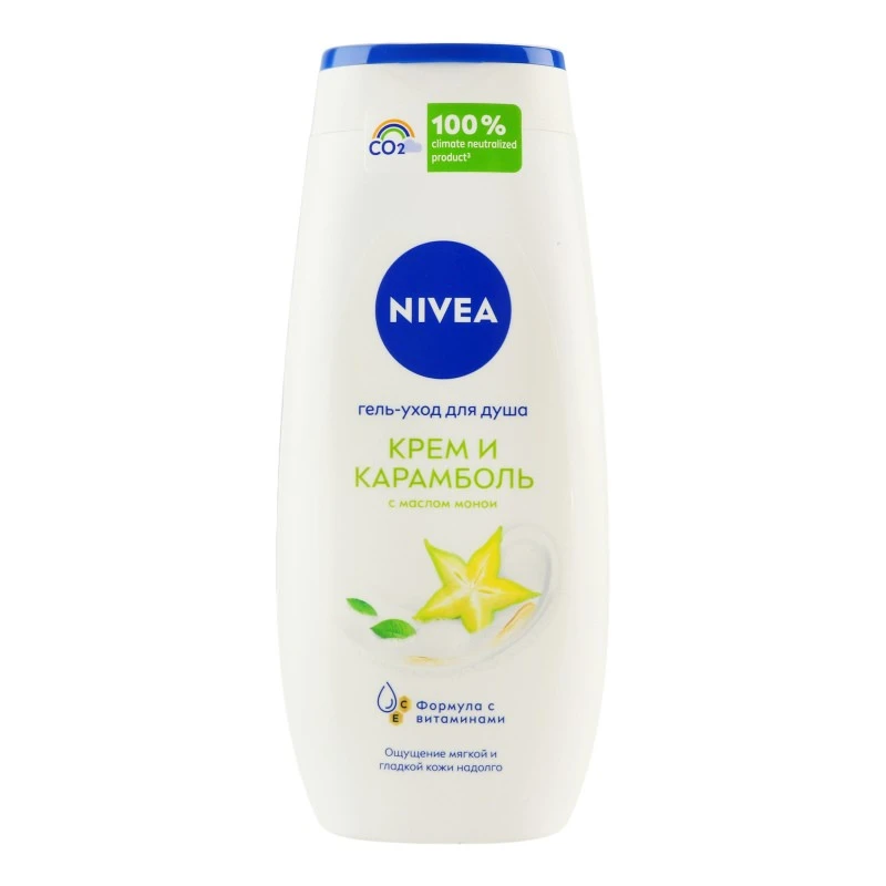 Гель для душу крем Карамболь Nivea, 250 мл