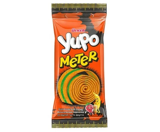 Желейні цукерки Roll meter tutti frutti 5 Ulker, 50 г
