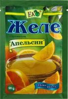 Желе зі смаком апельсина Еко, 90 г