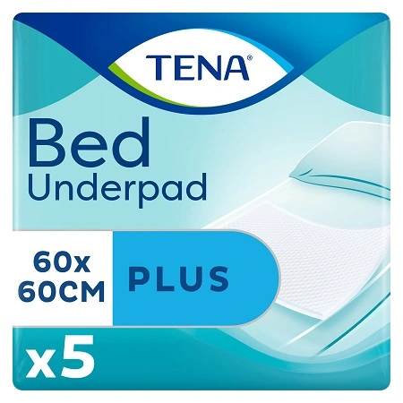 Пелюшки 60х60 Bed Plus Tena, 5 шт/уп.
