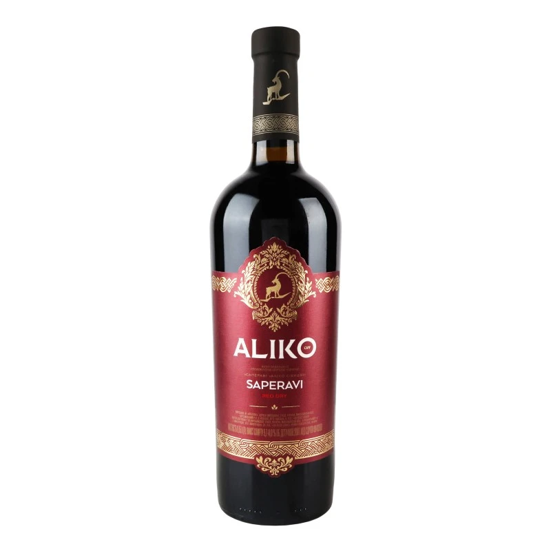 Вино червоне сухе Saperavi Aliko C&amp;W, 0.75 л