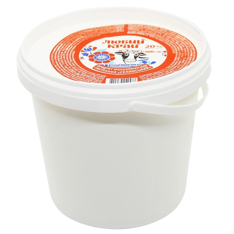 Продукт сметанний 20% Селянський Любий край, 900 г