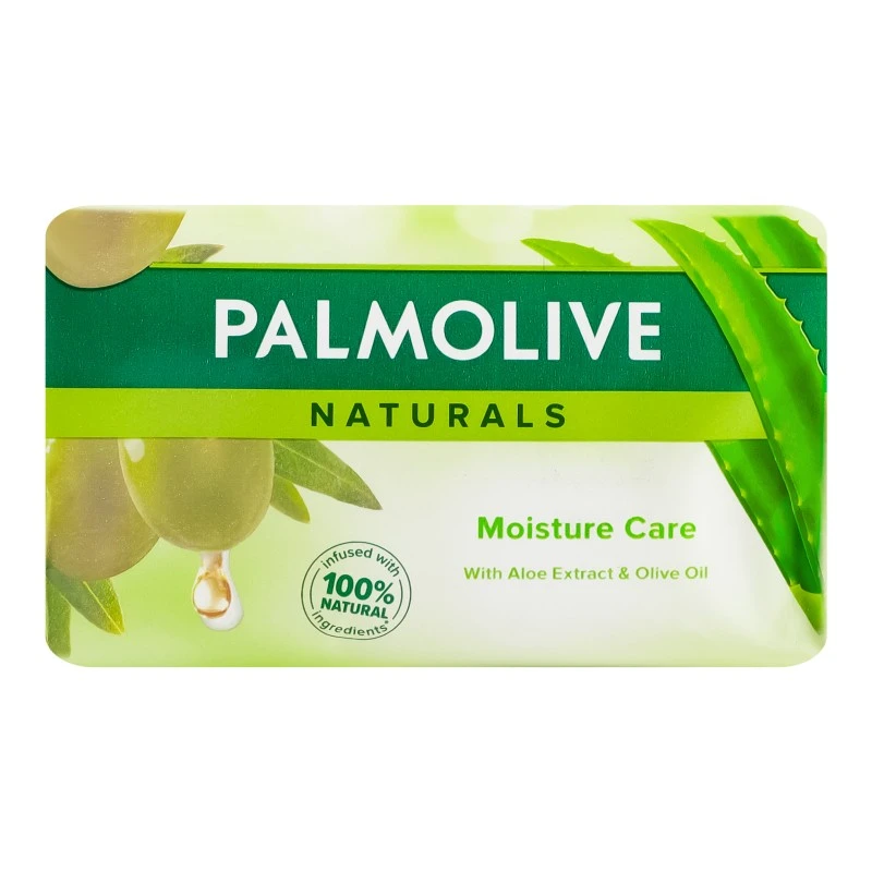 Мило тверде Aloe extract&amp;Olive oil Moisture care Naturals Palmolive, 150г