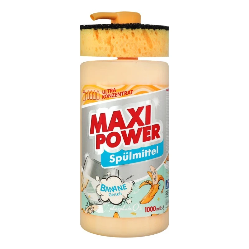 Засіб для миття посуду Banane Spulmittel Maxi Power, 1 л