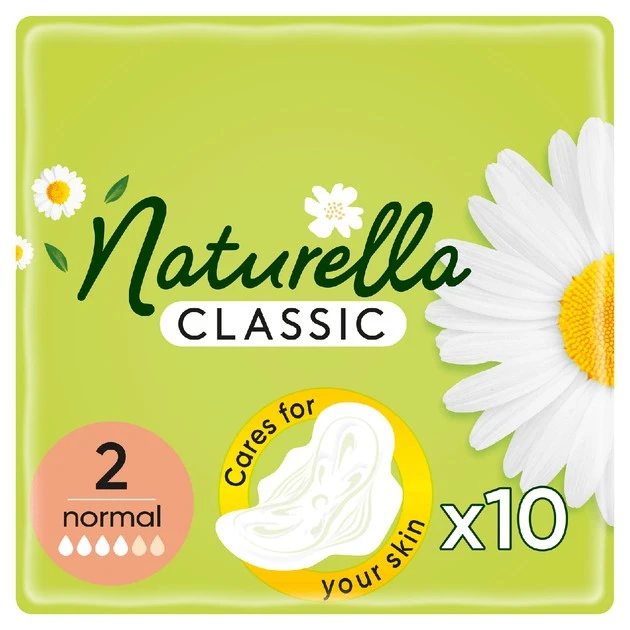 Прокладки гігієнічні Normal Classic Naturella, 10 шт/уп.