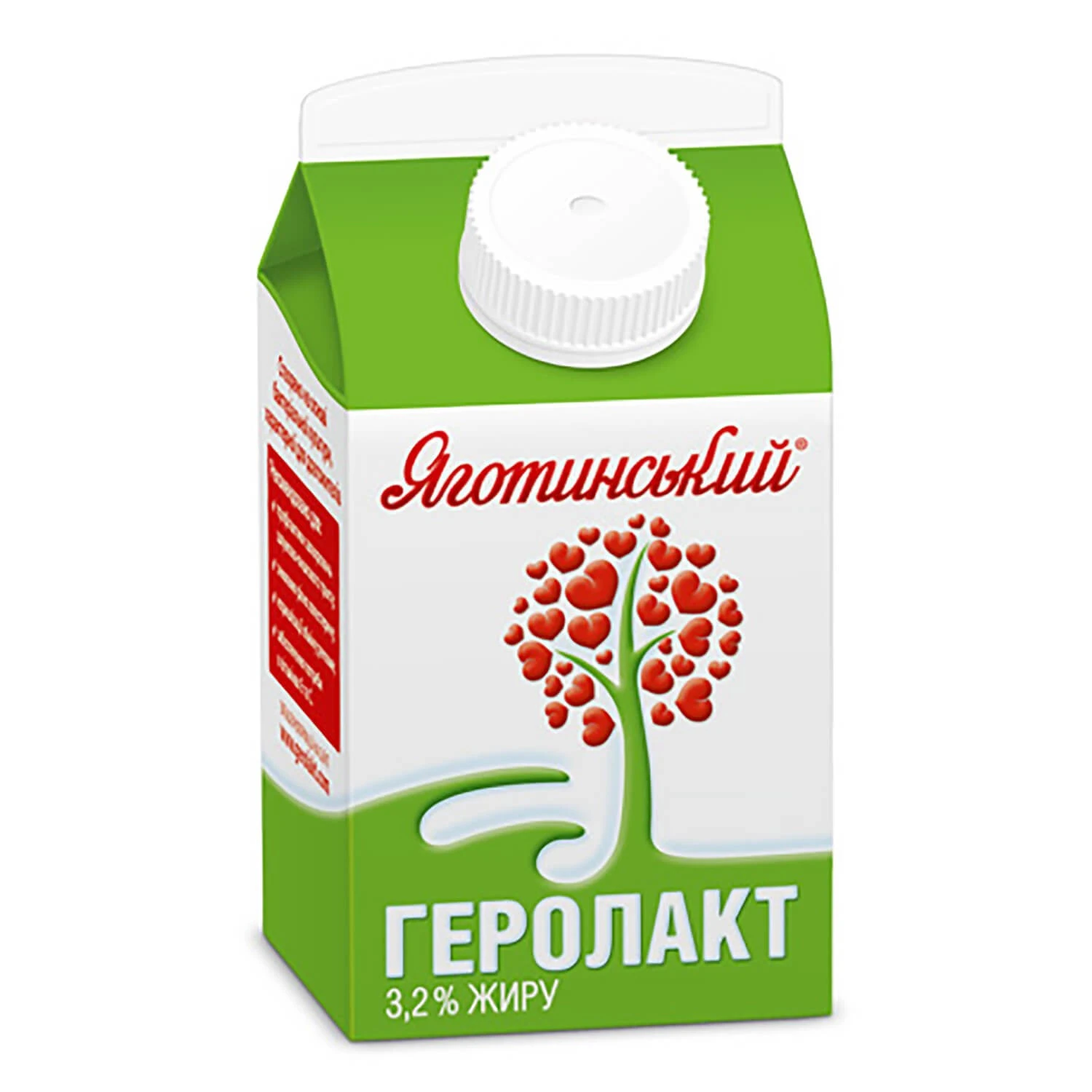 Продукт кисломолочний Геролакт питний 3,2% Яготинський, пюр пак 500г