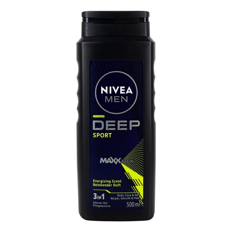 Гель для душу 3в1 Sport Deep Nivea Men 500мл