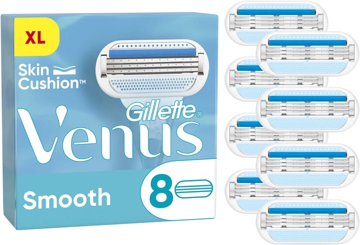 Змінні касети для гоління Venus 3 Smooth жіночі Gillette, 8 шт