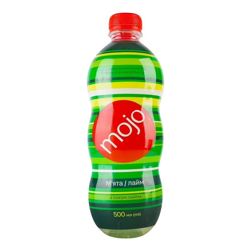 Напій газований М&#039;ята-лайм Mojo, 0.5 л