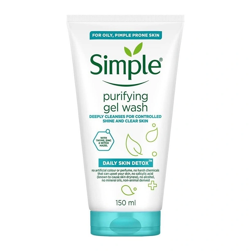 Гель для вмивання очищуючий Detox Simple, 150 мл