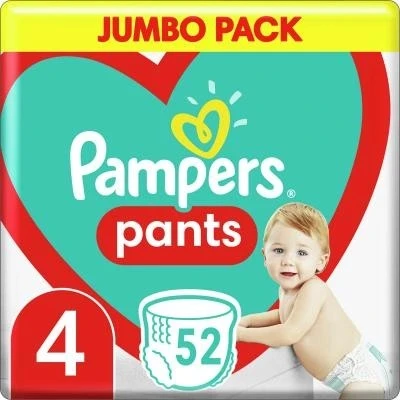 Трусики-підгузки для дітей 9-15 кг 4 Pants 360 Pampers, 52 шт/уп.