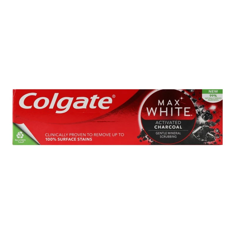 Паста зубна Charcoal Max White Colgate, 75 мл