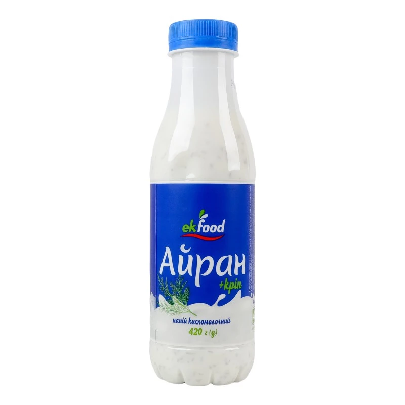 Айран нежирний з кропом Екфуд 420 г