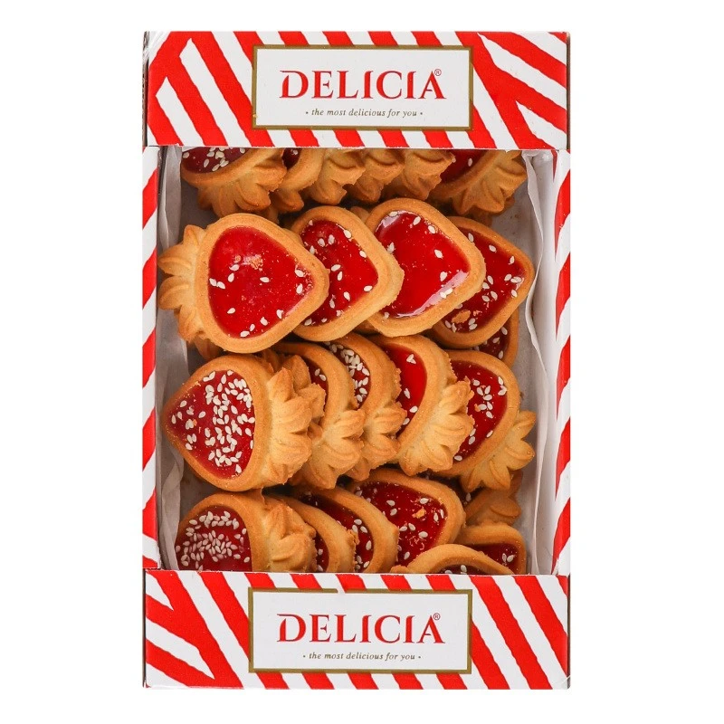 Печиво Желейна ягiдка Delicia, 300 г