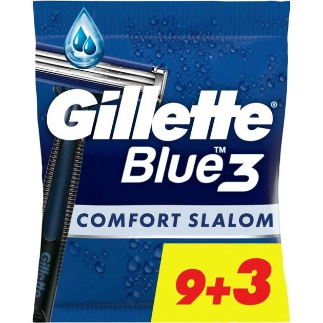 Станок для гоління одноразовий Blue 3 Gillette, 9+3шт