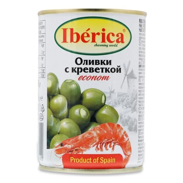 Оливки фаршировані креветкою Iberica, 280 г