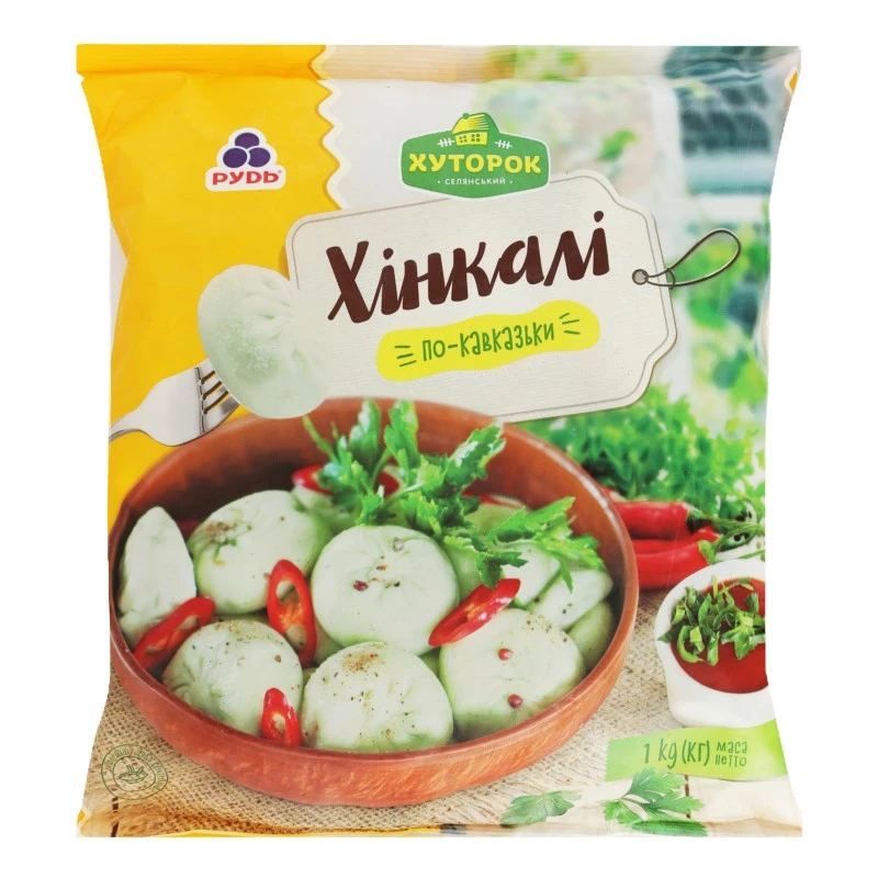 Хінкалі По-кавказьки Рудь, 1 кг