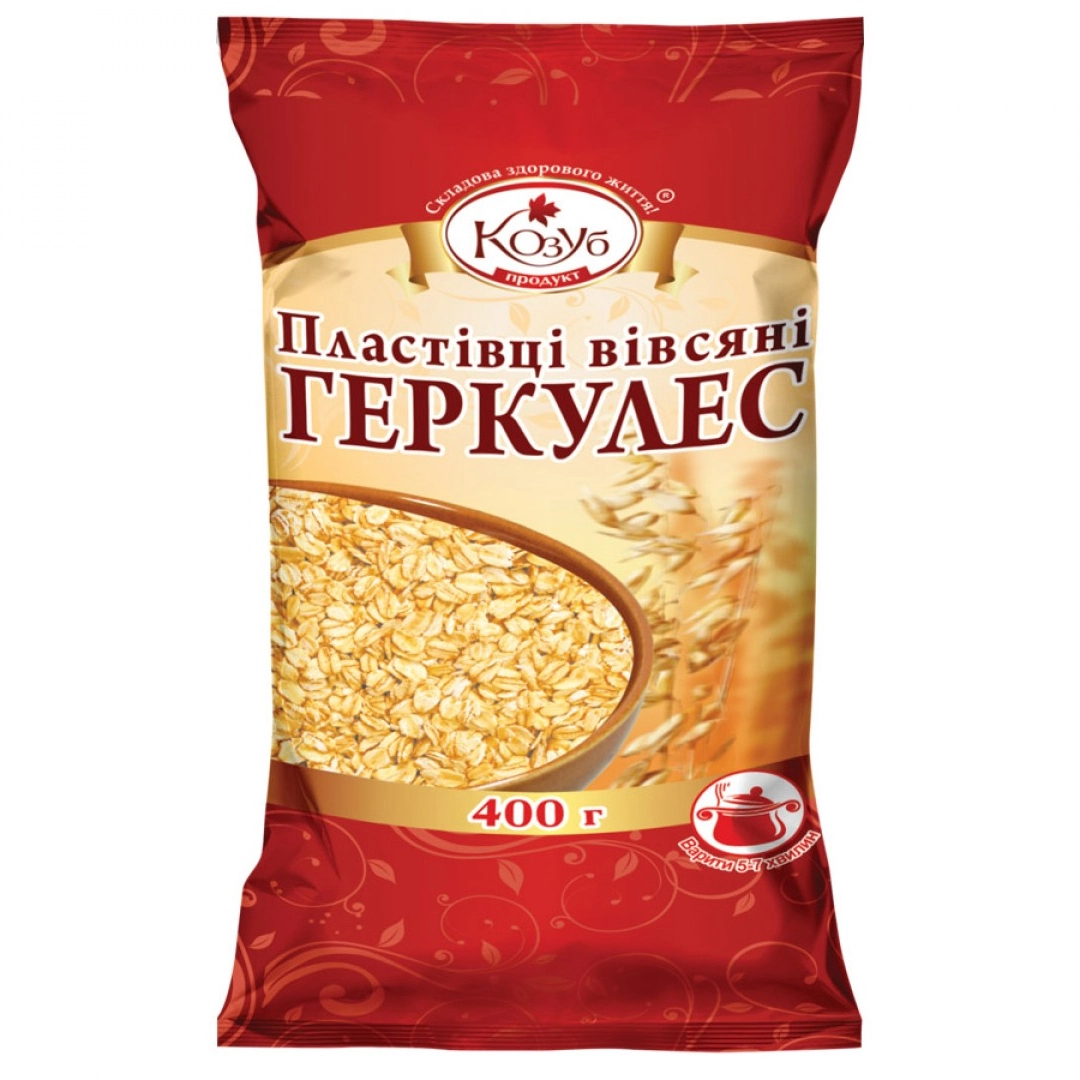 Пластівці вівсяні Геркулес Козуб, 400 г