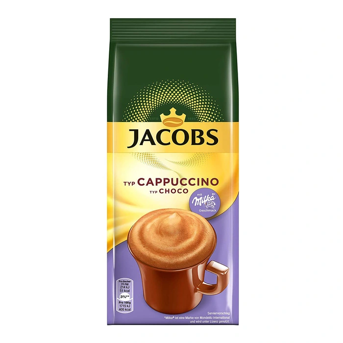 Напій кавовий розчинний Milka Cappuccino Choco Jacobs, 500 г