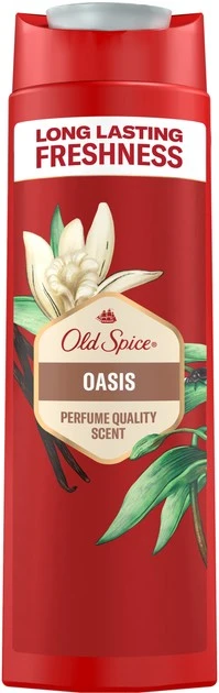 Гель для душу та шампунь 2в1 Oasis Old Spice, 400мл