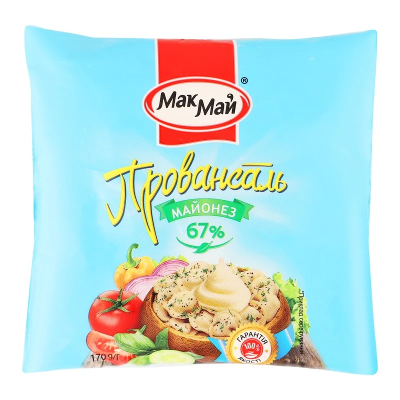 Майонез 67% Провансаль МакМай, 170г