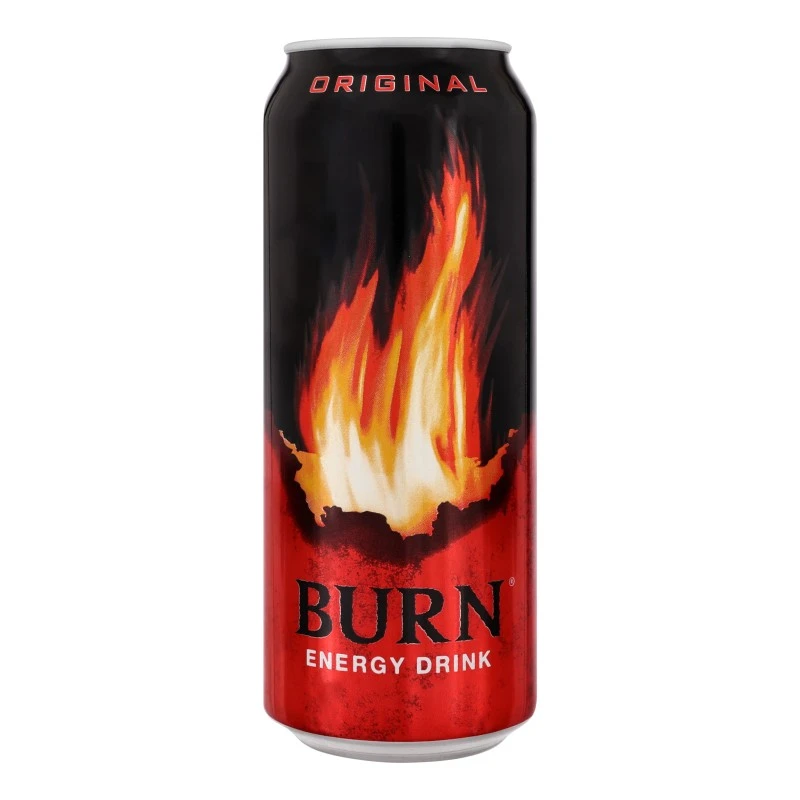 Напій енергетичний б/а газований ж/б Original Burn, 0.5 л