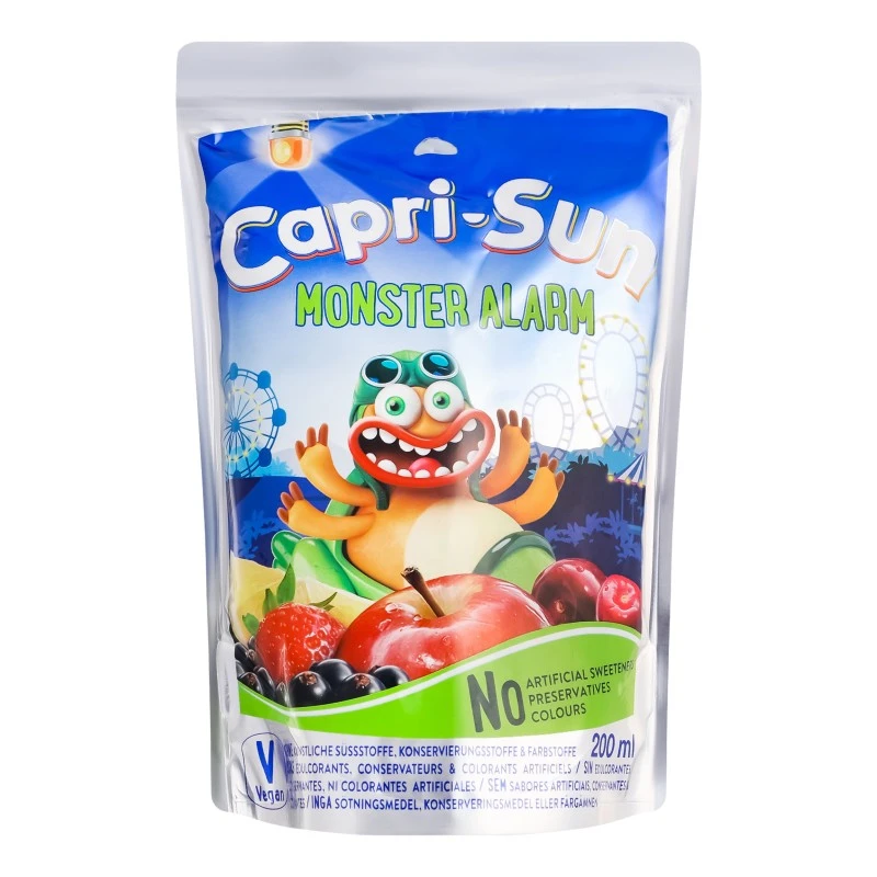 Напій соковмісний Monster alarm Capri-Sun, 0.2 л