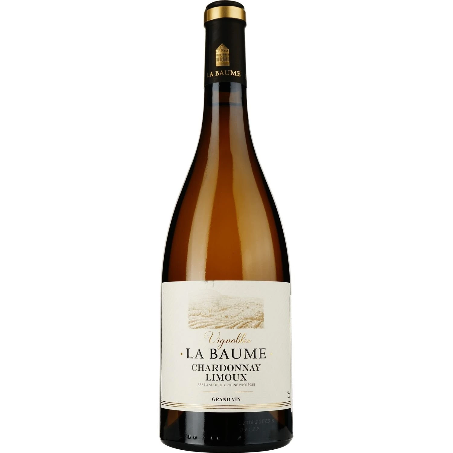 Вино безалкогольне біле солодке Chardonnay Grande Olivette Domaine de la Baume, 0.75 л