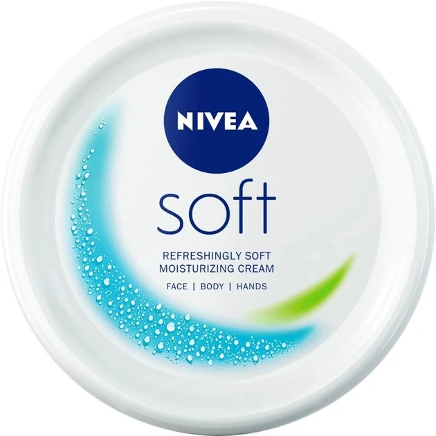 Крем для обличчя рук та тіла освіжаючий зволожуючий Soft Nivea, 200 мл