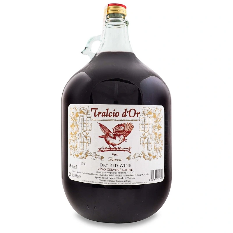 Вино червоне сухе Rosso Tralcio d&#039;Or, 5 л