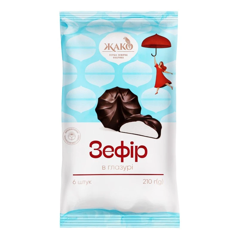 Зефір у глазурі Жако, 210 г