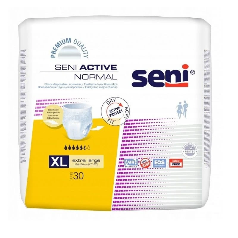 Труси урологічні Active Normal Extra Large Seni, 30 шт/уп.