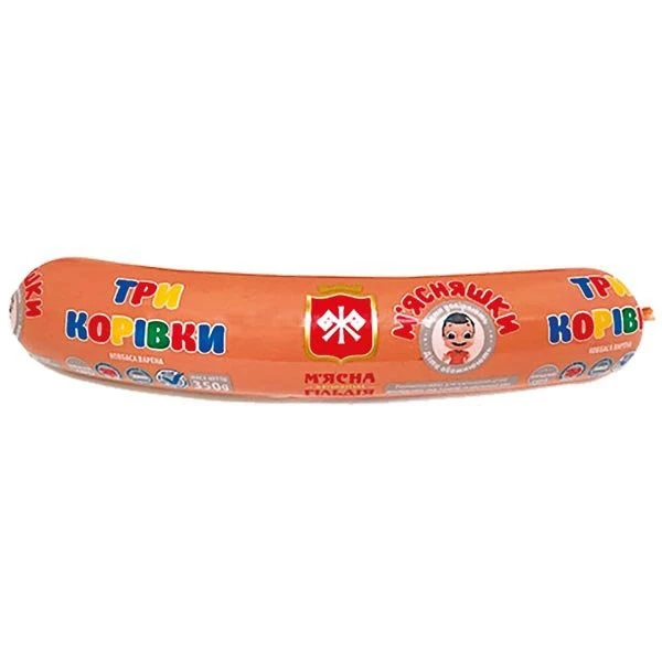 Ковбаса варена Три корівки в/г М&#039;ясна Гільдія, 350 г