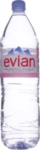 Вода мінеральна негазована Evian п/пл 1.5л