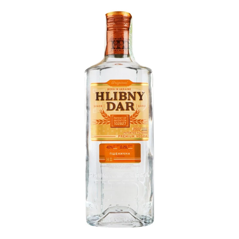 Горілка Пшенична Hlibny Dar, 0.25 л