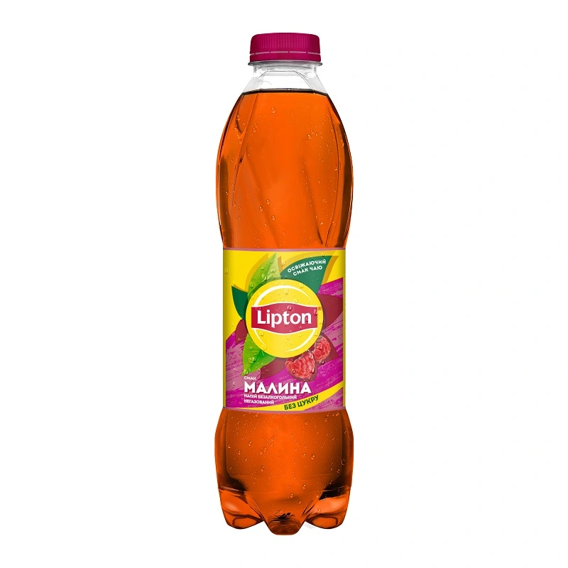 Чай холодний чорний малина Lipton Zero, 1 л