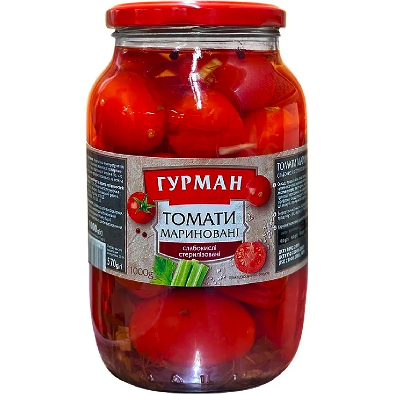 Консервовані томати Гурман, 1 л