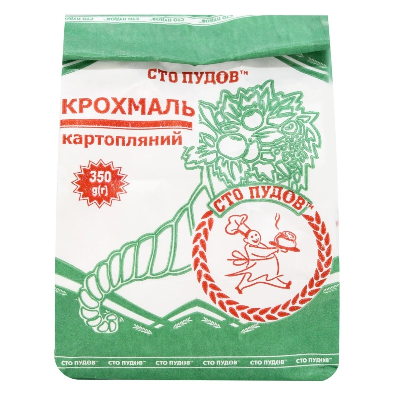 Крохмаль картопляний Сто пудов, 320 г
