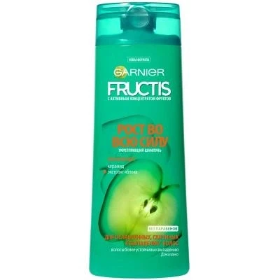 Шампунь для волосся зміцнюючий Fructis Garnier, 250 мл