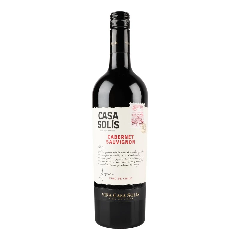 Вино червоне сухе Cabernet Sauvignon Casa Solis, 0.75 л